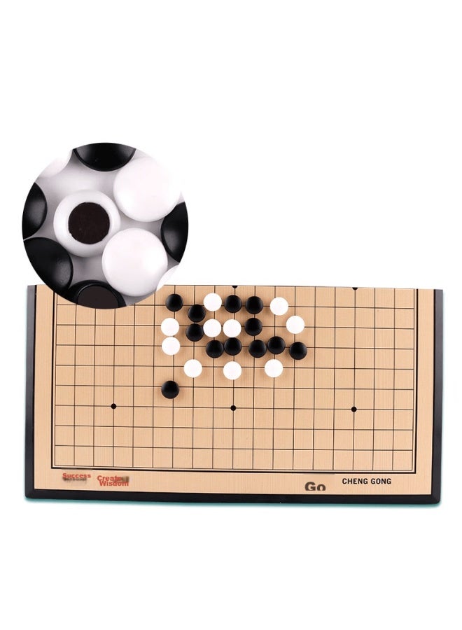 SUCCESS Chenggong Magnetic Go Set, Extra Large Size, Magnetic Five-in Chess, Black And White Checkers, 361 Pieces, Portable Folding Camping - Image 2
