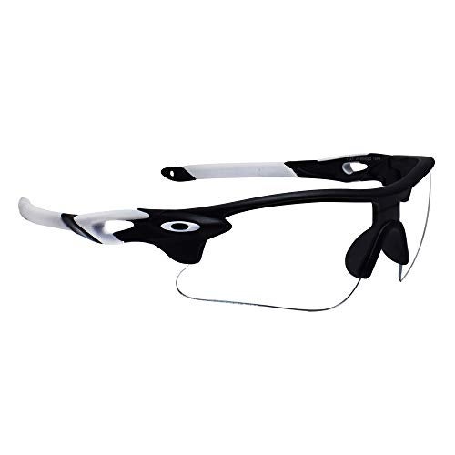 Peter Jones Men Wrap Around Sunglasses Transparent Frame, Transparent Lens (Free Size) - Image 1