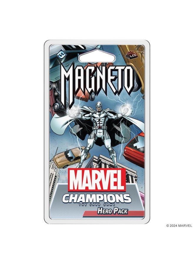 Fantasy Flight Games Marvel Champions The Card Game Magneto Hero Pack - Superhero Strategy Game, Cooperative Game for Kids and Adults, Ages 14+, 1-4 Players, 45-90 Minute Playtime, Made - Image 1