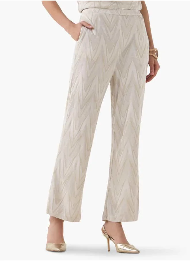 Iconic Skinny Fit Pants with Elasticated Waistband and Pockets