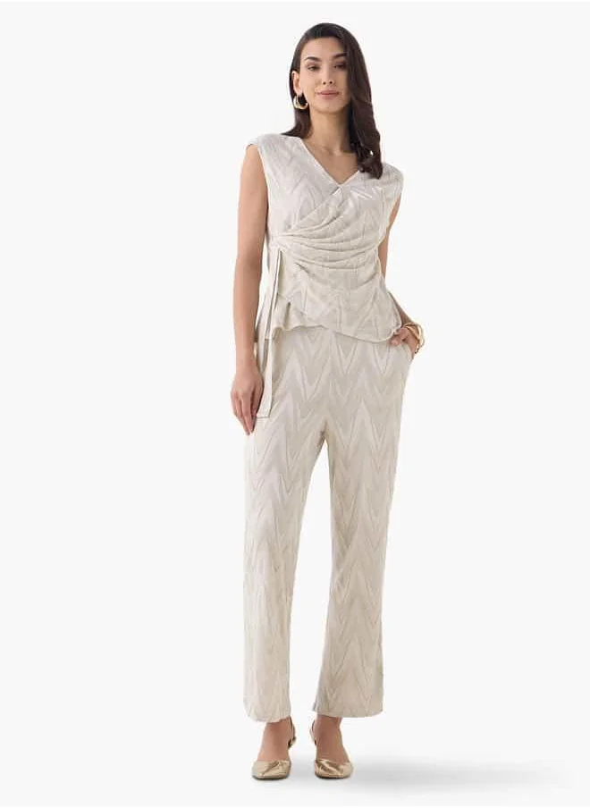 Iconic Skinny Fit Pants with Elasticated Waistband and Pockets