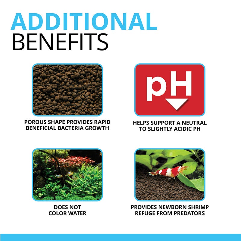 Fluval فلوفال 12693 ركيزة نباتية وجمبري لأحواض السمك العذبة، 4.4 رطل - ركيزة حوض السمك لنمو نباتات قوي، تدعم درجة حموضة محايدة إلى حمضية قليلاً - Image 4