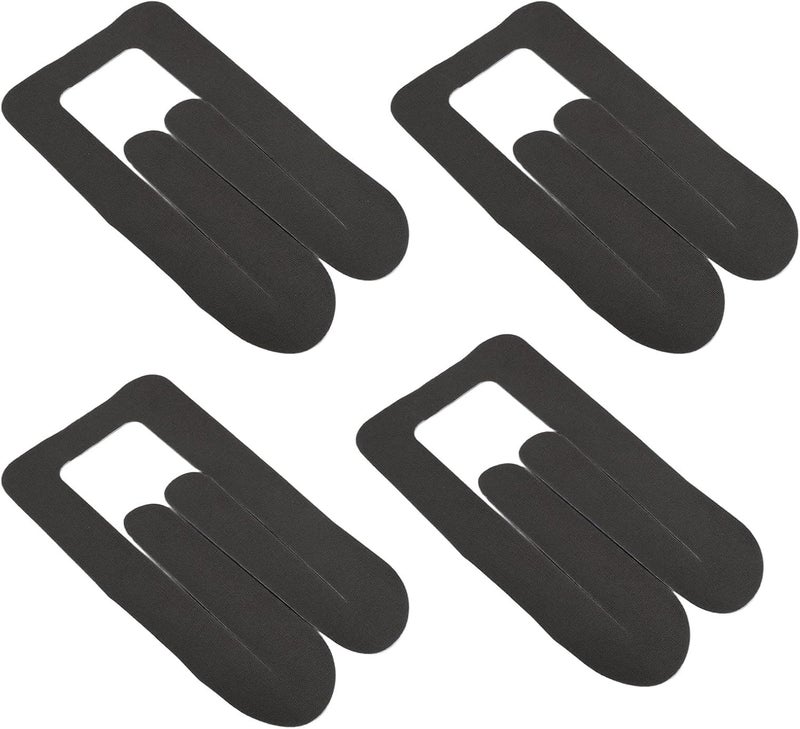 klarako 4PCS Kinesiology Tapes for Knee, Water Resistance, Pre Cut Elastic Muscle Tape for Sports with Good Adhesion,Lasting Support (Black) - Image 2