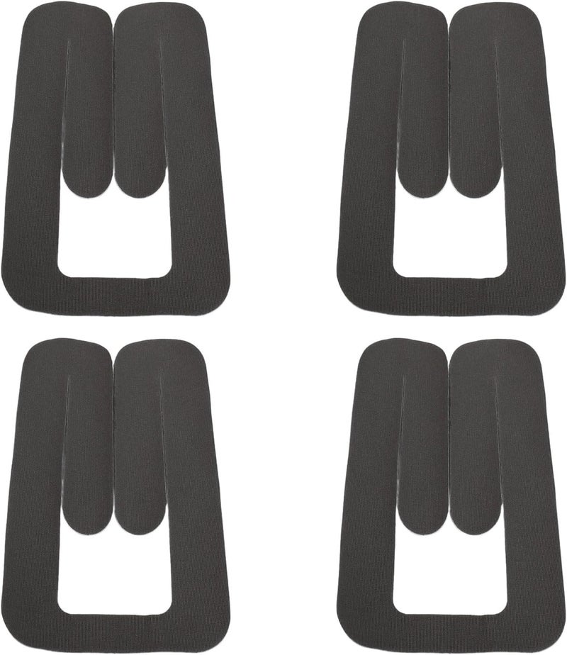 klarako 4PCS Kinesiology Tapes for Knee, Water Resistance, Pre Cut Elastic Muscle Tape for Sports with Good Adhesion,Lasting Support (Black) - Image 4