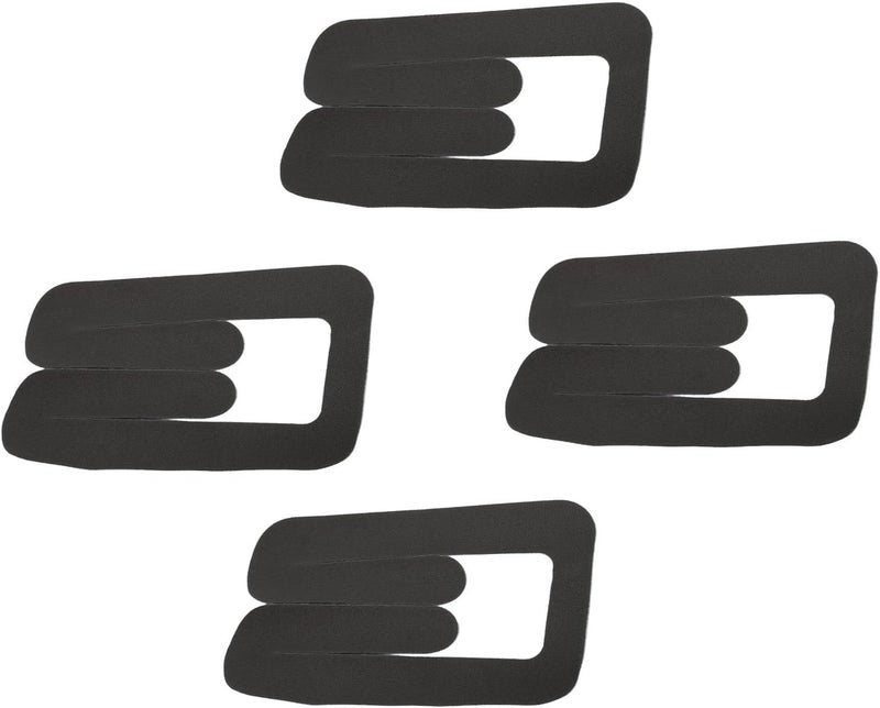 klarako 4PCS Kinesiology Tapes for Knee, Water Resistance, Pre Cut Elastic Muscle Tape for Sports with Good Adhesion,Lasting Support (Black) - Image 5