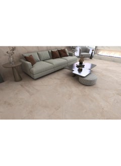 SOMANY Enorme Impression Camus Beige Polished Porcelain Tile 800 x 1600 MM, 11 mm Thickness, 2.56 SQM | Luxury Large Format Flooring, Elegant Beige Tiles for Living Room & Bathroom  - Image 3