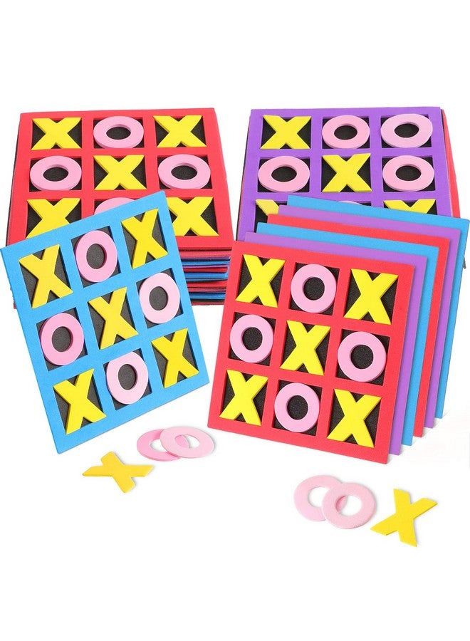Skylety 36 Pack Tic Tac Toe Foam End of Year Gifts for Students Tic-tac-Toe Mini Board Game for Kids - for Birthday Party Favors, Goody Bag Fillers, - Image 1