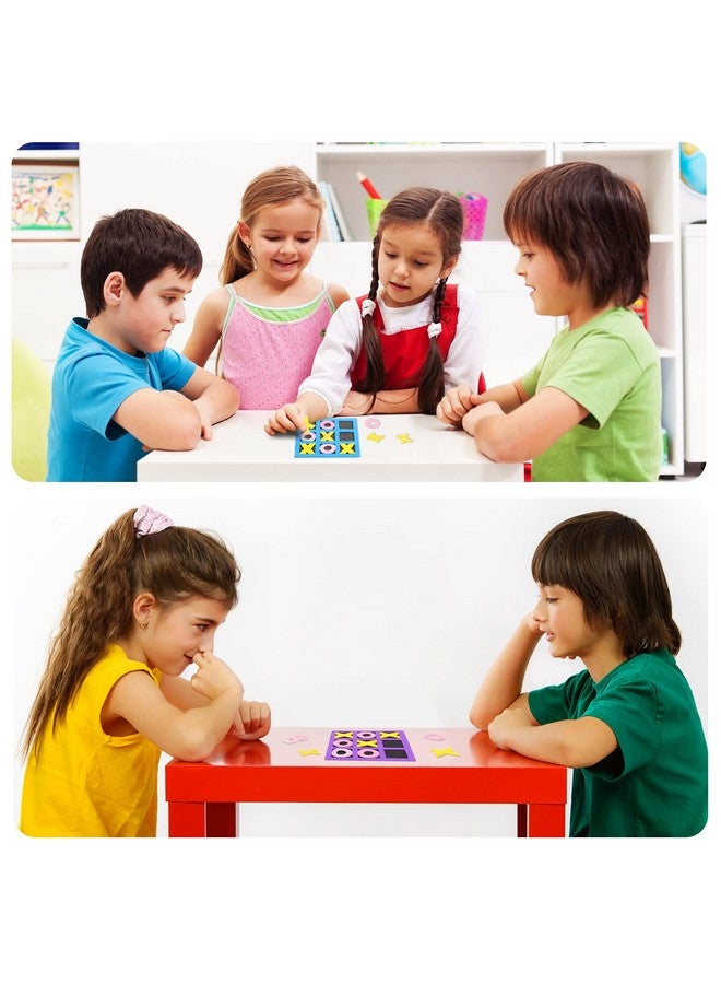 Skylety 36 Pack Tic Tac Toe Foam End of Year Gifts for Students Tic-tac-Toe Mini Board Game for Kids - for Birthday Party Favors, Goody Bag Fillers, - Image 5