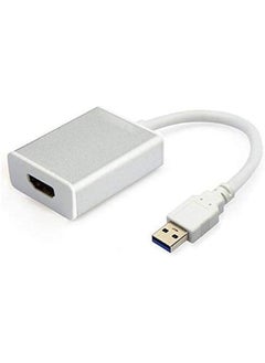 تايمي كابل محول متعدد الوظائف كمبيوتر فيديو وصوت HD1080P USB أبيض سهل الاستخدام  - Image 2