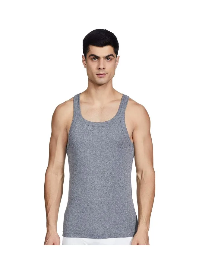 جوكي Jockey US26 Men Super Combed Cotton Rib Square Neckline Gym Vest