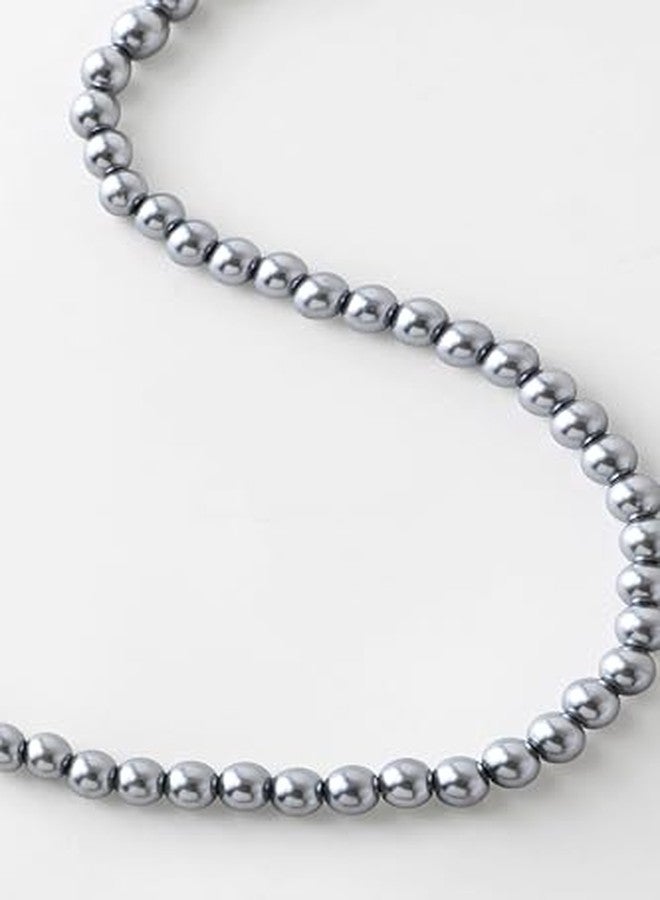 RECTYO GALLERY1Psc Premium Round Imitation Pearl Necklace Wedding Pearl Necklace for Brides - Image 4