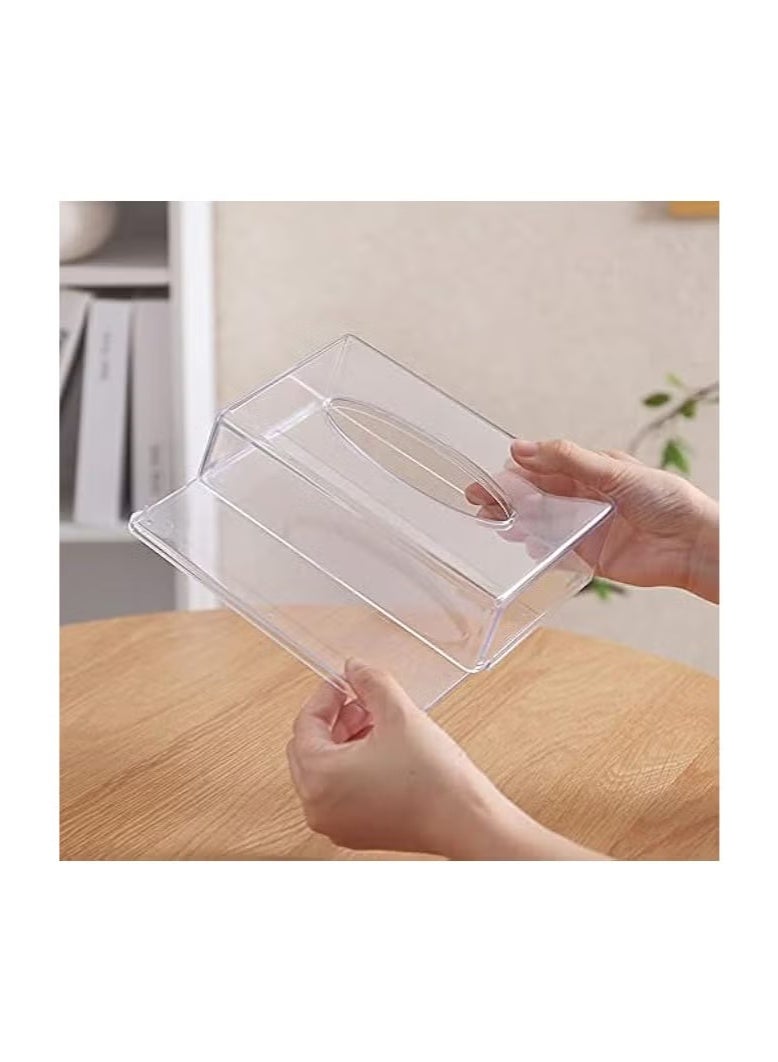 جرين تايجر علبة مناديل شفافة مستطيلة وحامل مناديل - Image 3