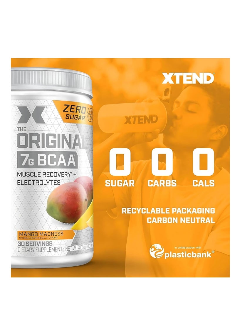 سكيفيشن XTEND Original BCAA Mango Madness - تعافي العضلات وترطيبها (خالي من السكر، 30 حصة) - Image 3