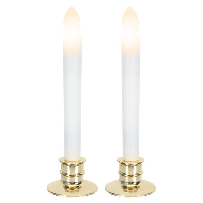 4 Pcs Festival Party Candles Tabletop Pole Glowing Candles - Image 1