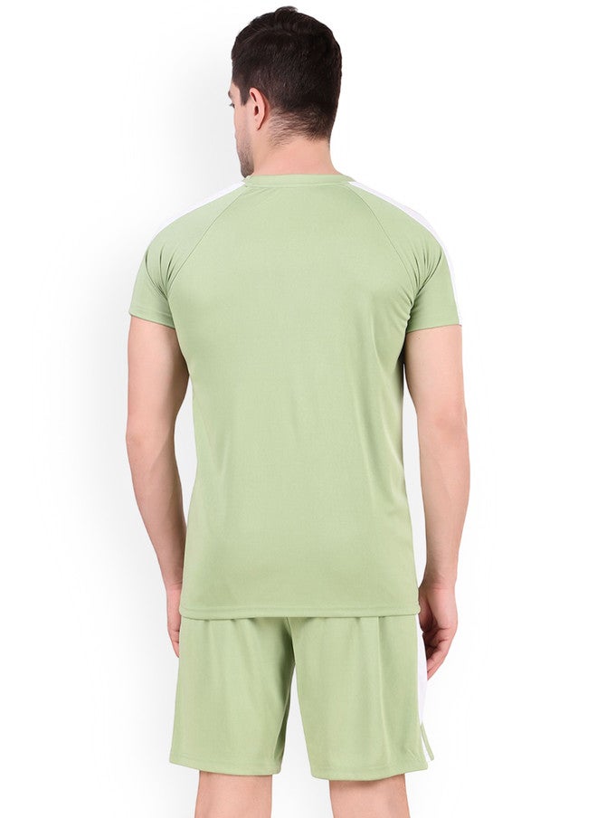PREEN Round Neck T-Shirt With Shorts Co-Ords - Image 4