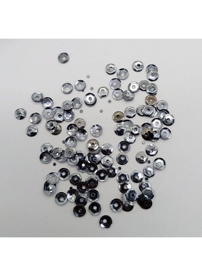 إيشوبي خرز سيتارا دائري الشكل من إي شوببي، 4 مم، 200 جم، مصنوع من الترتر الرمادي الداكن، مناسب لصنع المجوهرات والتطريز، مجموعة أدوات يدوية، خرز متسلسل لامع (21، 200 جم) - Image 2