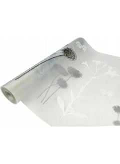 d-c-fix 334-0021 Static Glass Foil with Flower Pattern (45CM x 1mt)  - Image 1