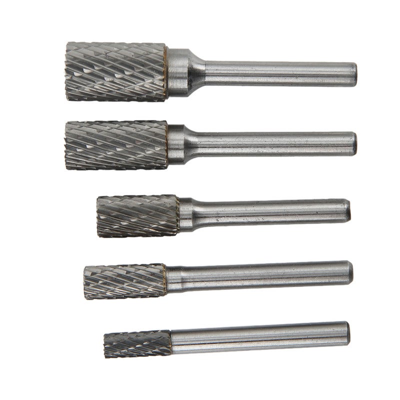 Double Cut Rotary File Carbide Burrs Set 10x Durable - High Efficiency Die Grinder Bits for Metal Processing - Image 2