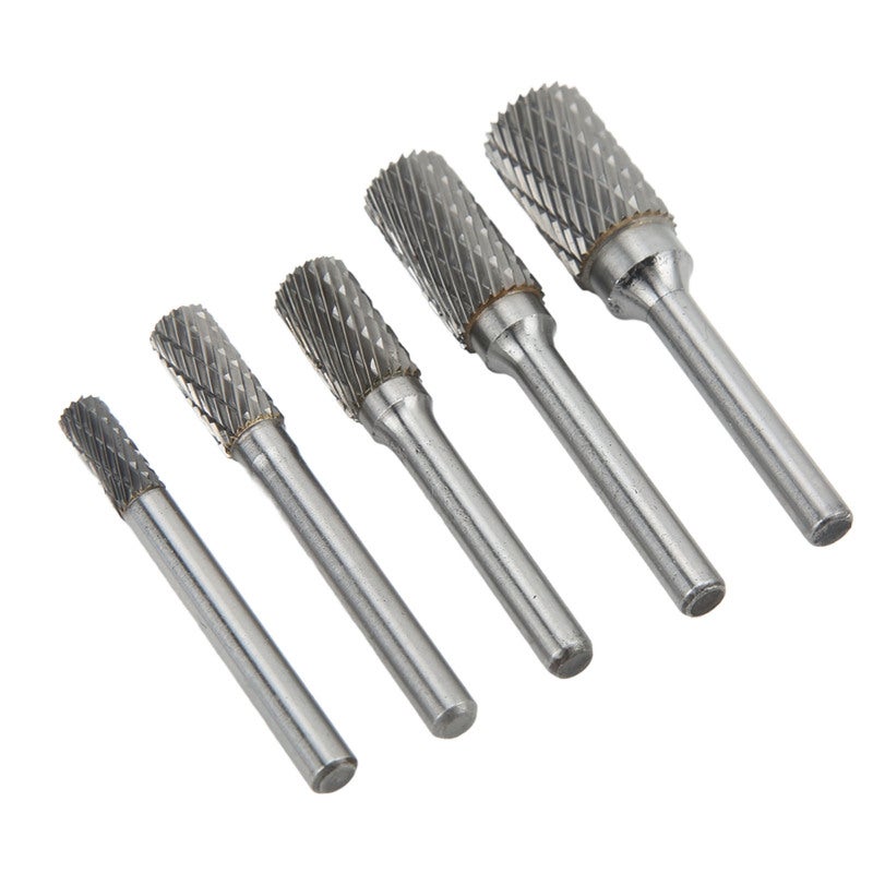 Double Cut Rotary File Carbide Burrs Set 10x Durable - High Efficiency Die Grinder Bits for Metal Processing - Image 3