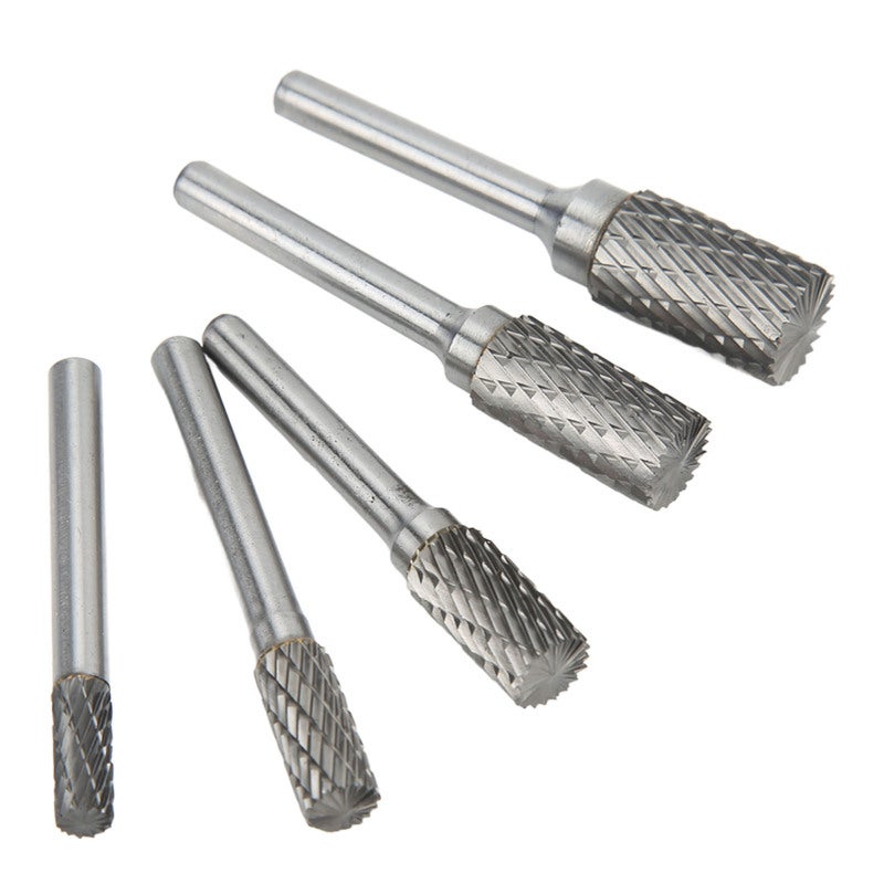 Double Cut Rotary File Carbide Burrs Set 10x Durable - High Efficiency Die Grinder Bits for Metal Processing - Image 4