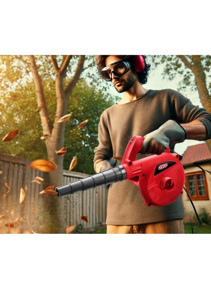 OSCO - Osco 600 Watt Electric Blower. ideal for multiple uses in the home or workshop. This blower features high power and multiple speeds, making it an effective and reliable tool for cleaning, drying 40011 - Image 1