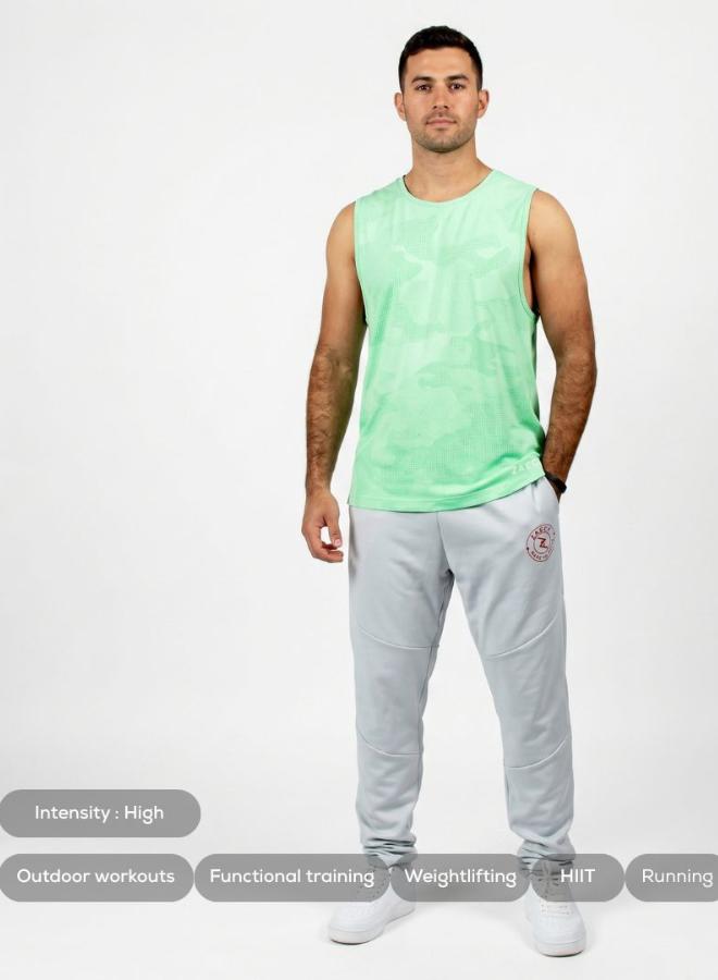 ZAECY Men's Jacquard Tank Top - Image 5