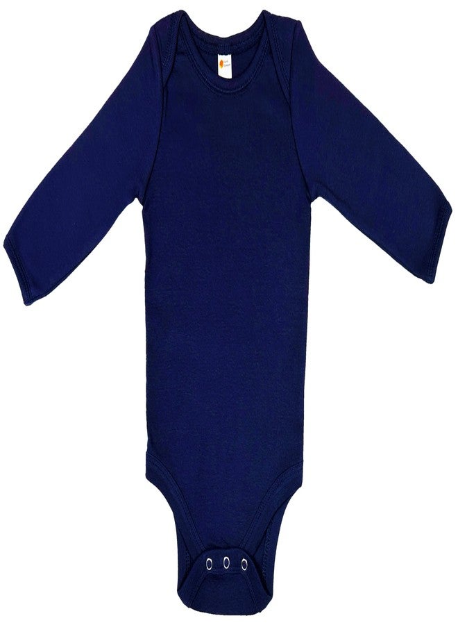 Earth Elements Baby Long Sleeve Layette Set (Bodysuit and Pant) 12-18 Months Navy Blue - Image 2
