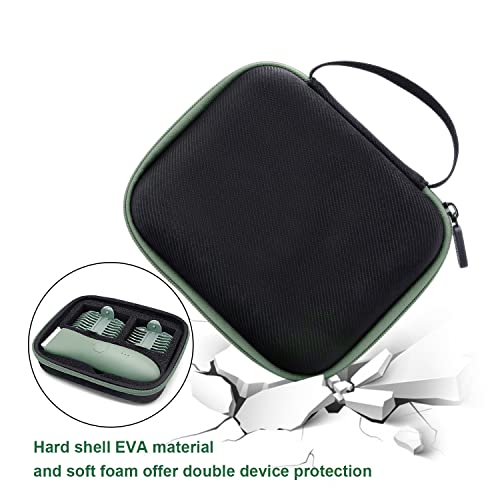 Yewltvep Case for Meridian Shaver, Yewltvep Hard Bags Compatible with Meridian Trimmer, Storage Case for Meridian Grooming Shaver Trimmer with Shockproof Detachable Insert Foam and Enough Space for Accessories - Image 4