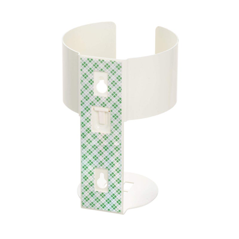 InterDesign iDesign Adhesive Cleaning Wipes Holder for Kitchen or Bathroom - Coconut White - Image 2