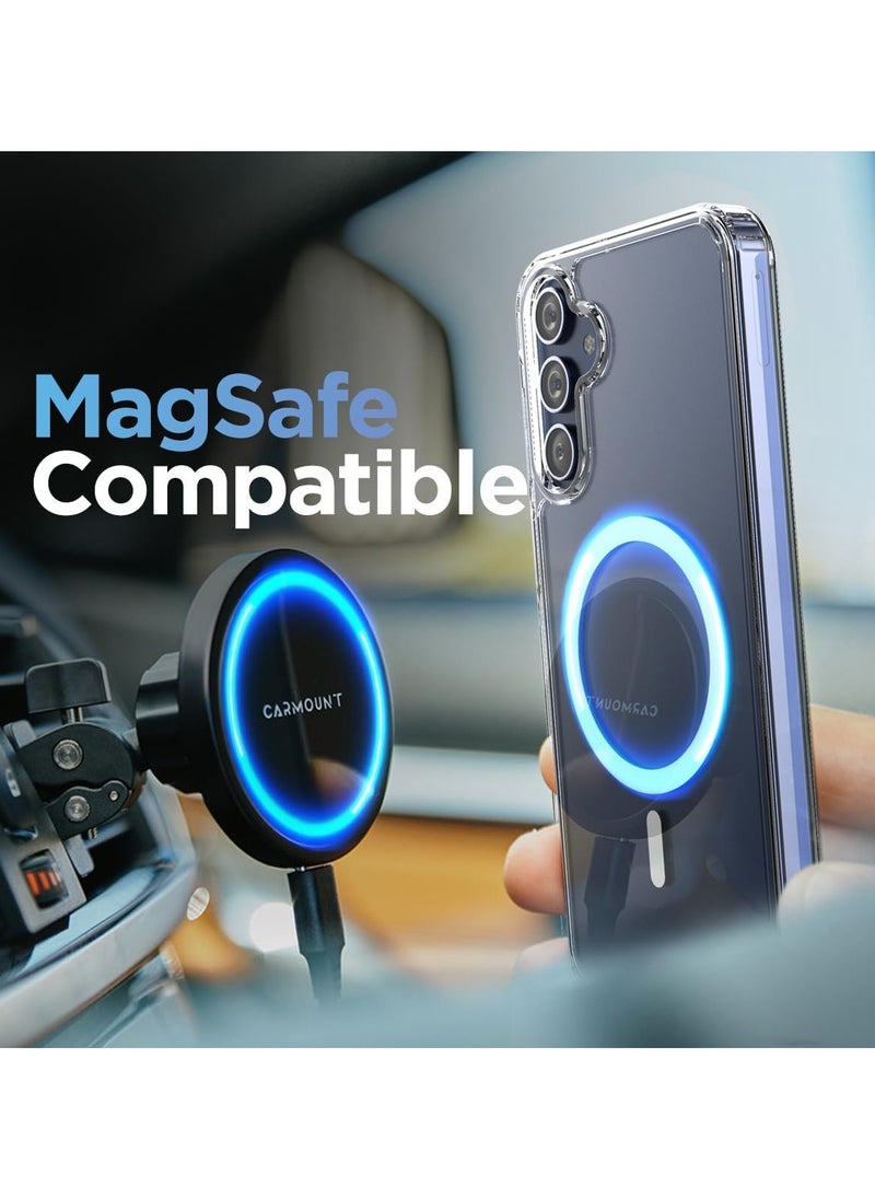 Generic - Case for Samsung Galaxy A26 Magnetic Hybrid Clear Case Compatible with Samsung Galaxy A26, Compatible with Mag Safe, PC with TPU Hybrid Technology for Galaxy A26 - Image 1