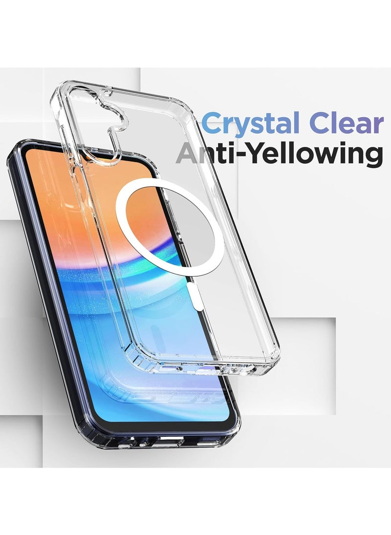 Generic - Case for Samsung Galaxy A26 Magnetic Hybrid Clear Case Compatible with Samsung Galaxy A26, Compatible with Mag Safe, PC with TPU Hybrid Technology for Galaxy A26 - Image 1