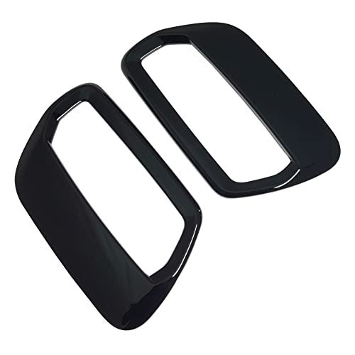Kolya Glossy Black Exterior Hood Vent Air Outlet Cover Trim for Ford Mustang Accessories 2018 2019 2020 2021 2022 2023 (Not for Shelby Model) - Image 2