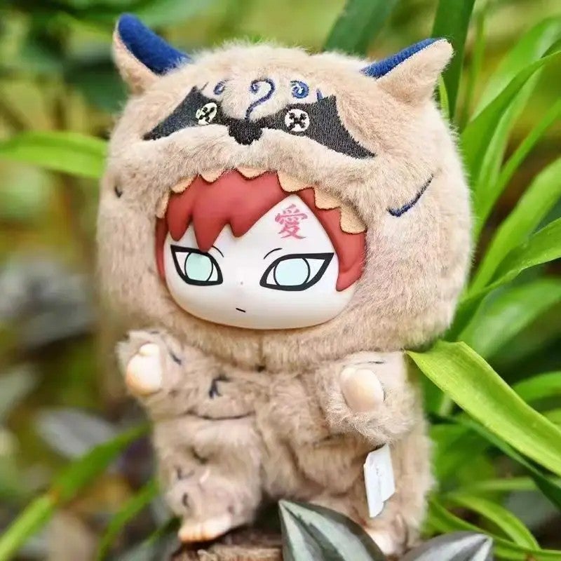 Bluejw Plush Keychain Toys Naruto Shippuden Uzumaki Naruto, Uchiha Sasuke, Hyuga Hinata, Haruno Sakura Anime Plush Doll Blind Box Set – Soft Collectible Birthday Gift for Fans - Image 1