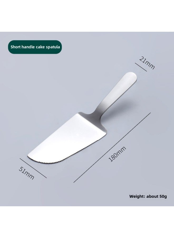 Stainless Steel Cake Spatula Pizza Triangle Spatula Stainless Steel Dessert Special Baking Tiramisu Cut Into Pieces For Baking-Specifications:Short Cake Spatula - Image 1