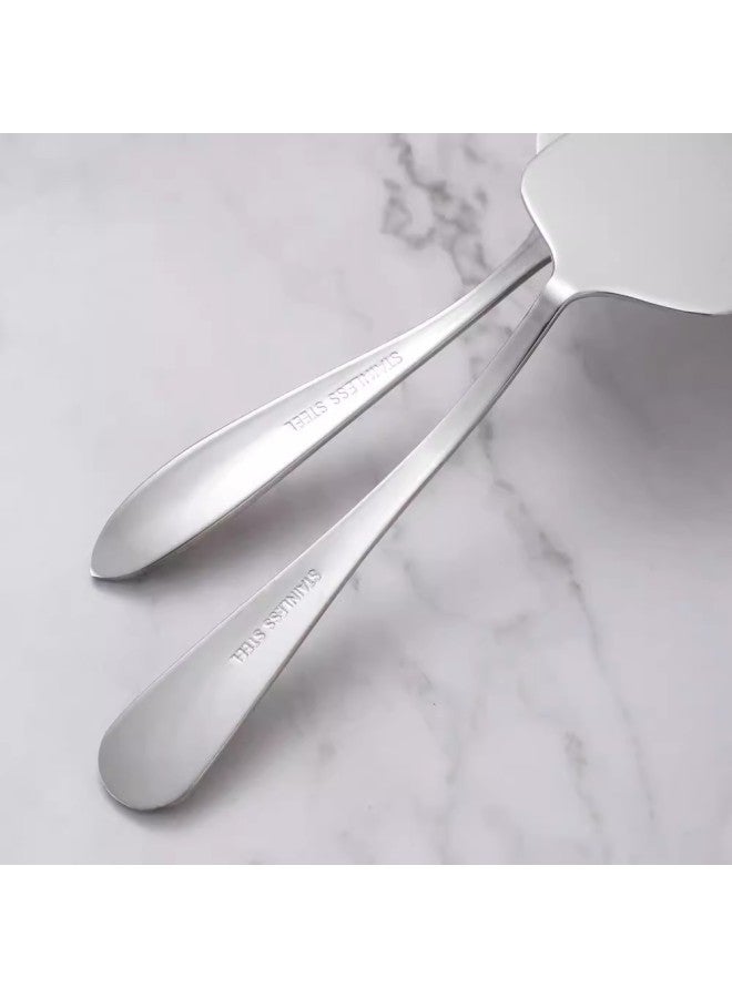 Stainless Steel Cake Spatula Pizza Triangle Spatula Stainless Steel Dessert Special Baking Tiramisu Cut Into Pieces For Baking-Specifications:Short Cake Spatula - Image 5