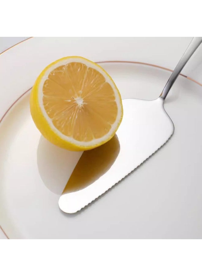 Stainless Steel Cake Spatula Pizza Triangle Spatula Stainless Steel Dessert Special Baking Tiramisu Cut Into Pieces For Baking-Specifications:Short Cake Spatula - Image 4