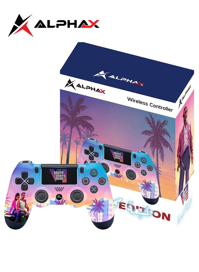 Alpha X Grand Theft Auto VI Themed Wireless Controller For PlayStation 4 - LIMITED EDITION - Image 2