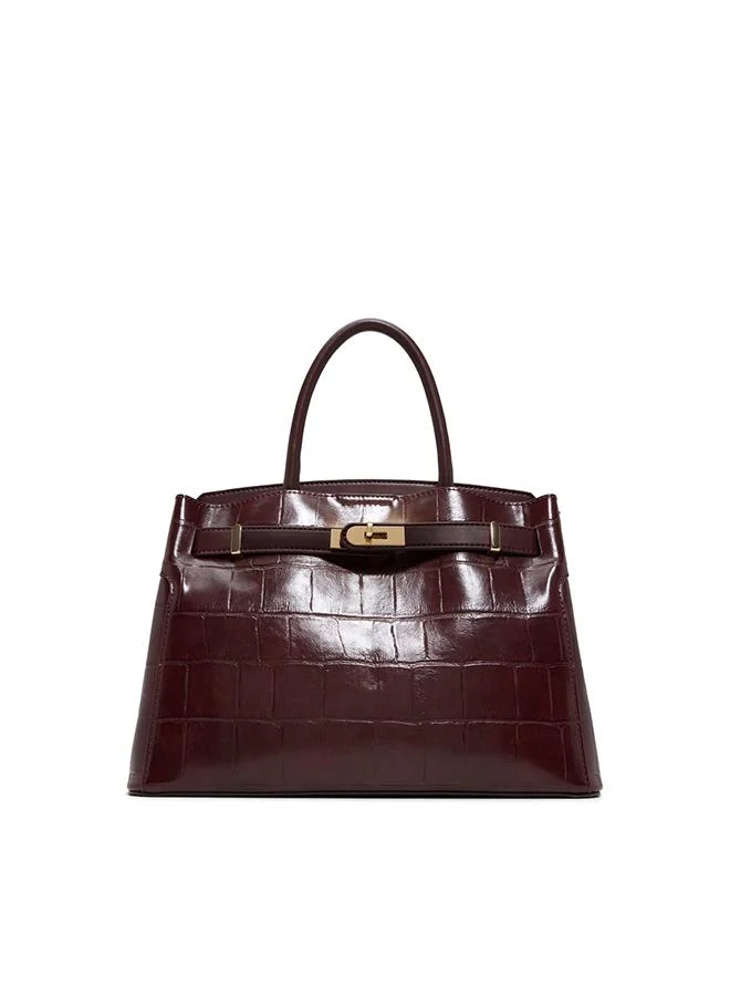 كول ات سبرنج Lemercier Ladies Red Satchel Bag