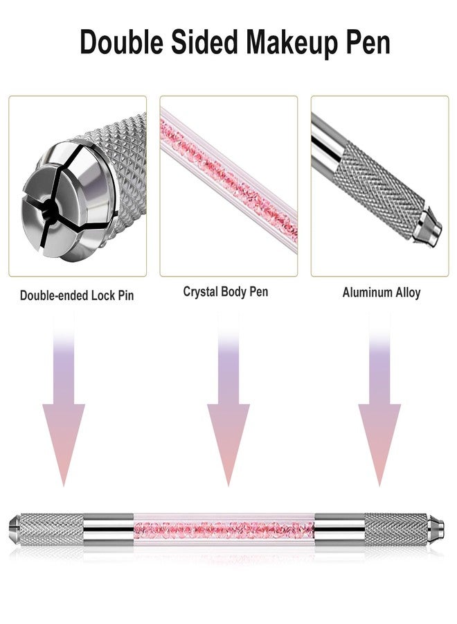 Faat3 Coi4 Microblading Pen Manual Eyebrow Pens Microblade Supplies Double Sided Microblading Hand Tool for Makeup Supplies (5 Pieces - Image 3