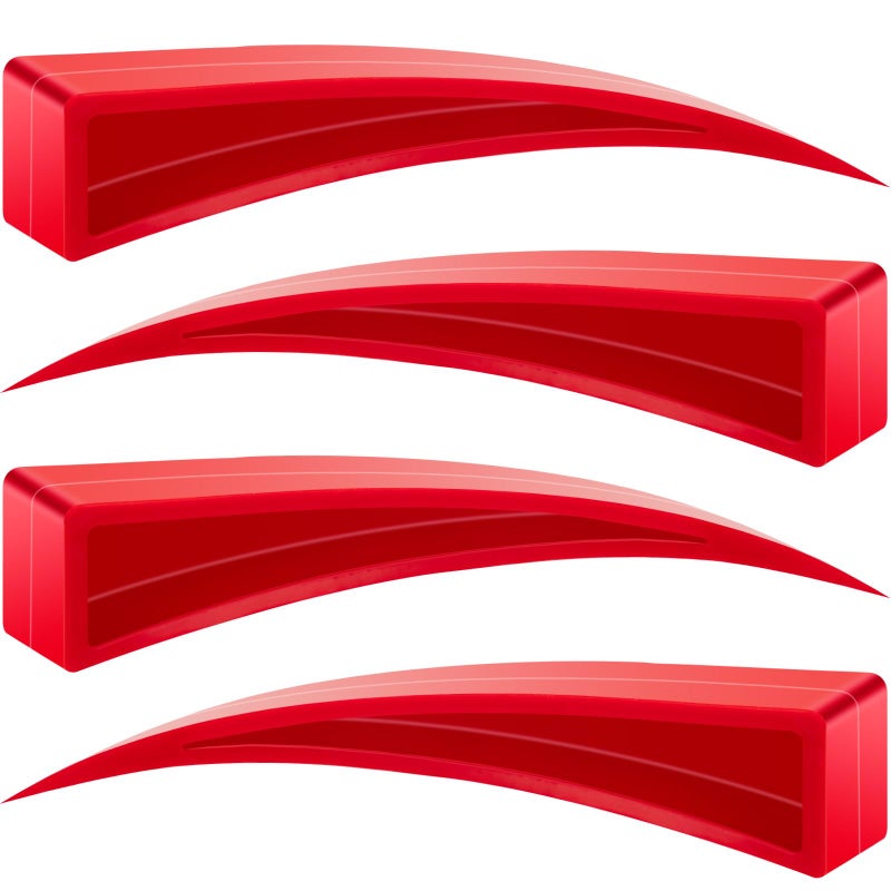AUTODECO 4 Pieces Car Window Curved Dent Repair Kit Window Guard and Wedge - Image 1