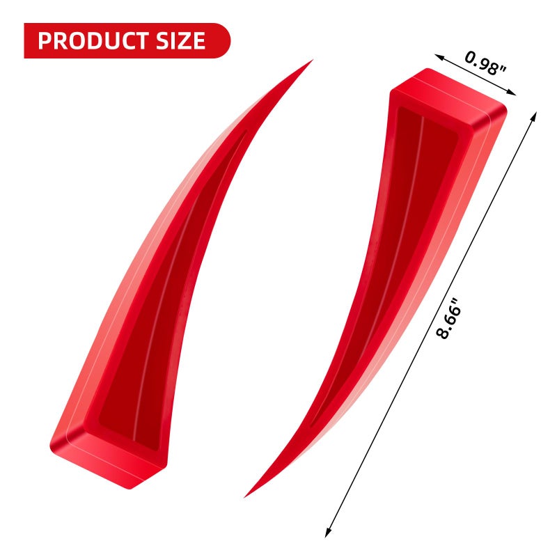 AUTODECO 4 Pieces Car Window Curved Dent Repair Kit Window Guard and Wedge - Image 2