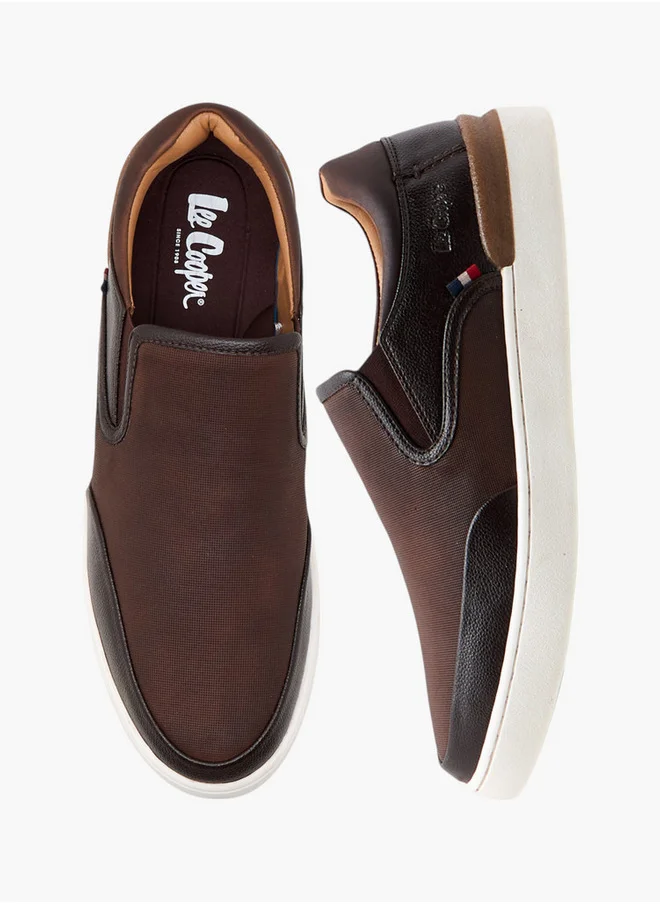 Lee Cooper Men's Logo Detail Slip-On Loafers