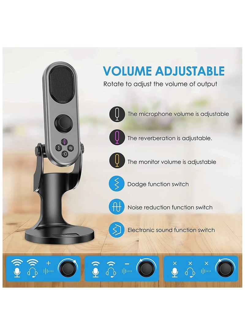 Jmary MC-PW7 USB Microphone Professional Voice Recorder - Image 3