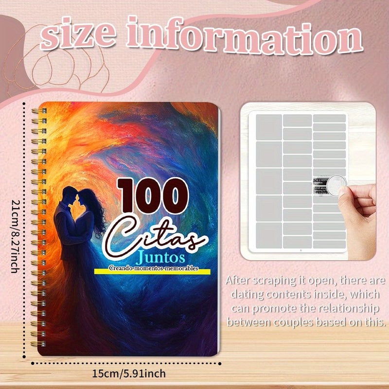 1pc Couple Love Journal With 64 Pages Recording Every Moment From Meeting To Falling In Love Witnessing Growth And Evolution Of Love Perfect Gift For Loved Ones - Image 2