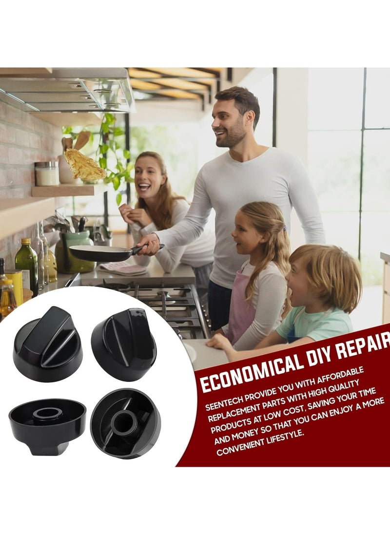 Oasisgalore 4-Pack Control Knobs with 12 Adapters for Ovens and Stoves  - Image 4