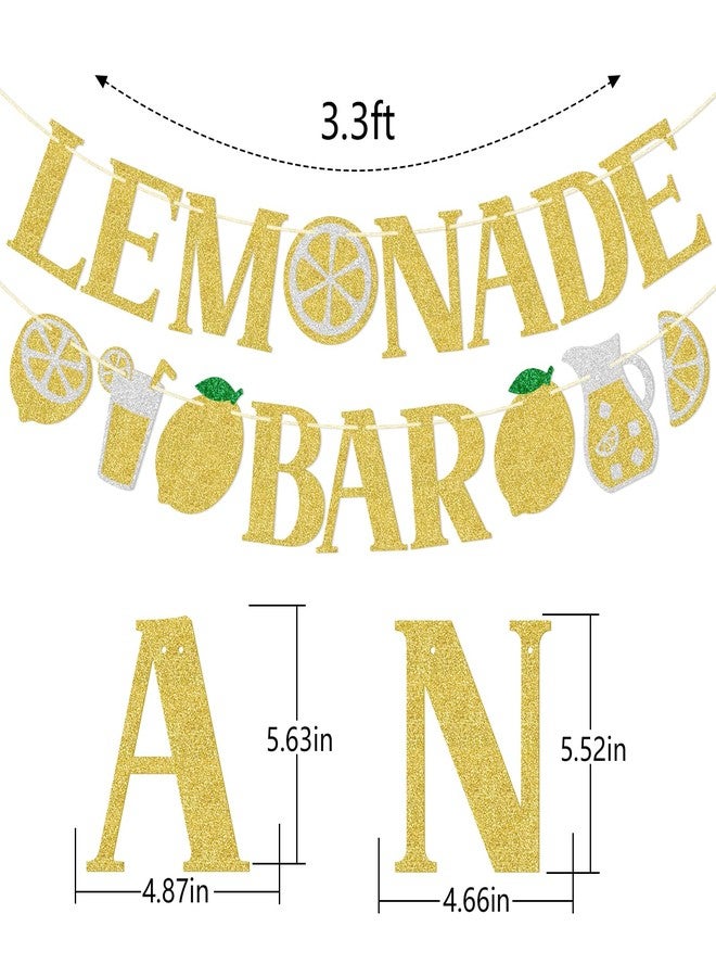 FOZEE Lemonade Bar Banner, Lemonade Party Decor, Lemon Stand Banner, Lemon Birthday Decorations, Summer Party Decor, Pre-strung - Image 2