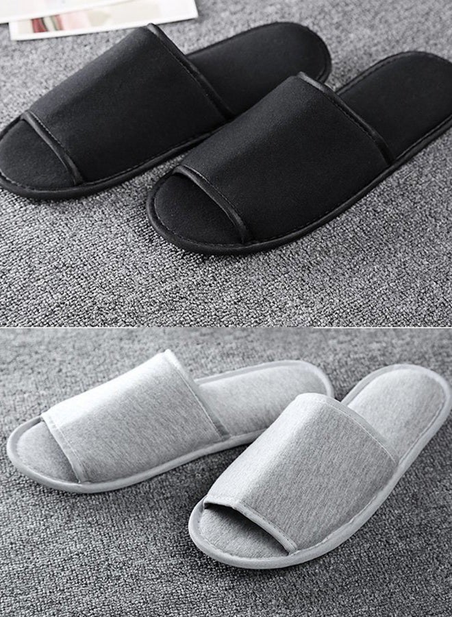 Comfysail Foldable Portable Slippers Washable Open Toe Towelling Slippers with Storage Bag for Spa Travel Hotel/Home Guest 34-43 - Image 4