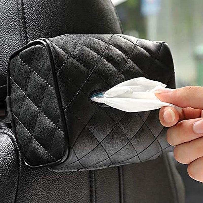 Sanbo Generic Sanbo leather tissue holder (black) - Image 1
