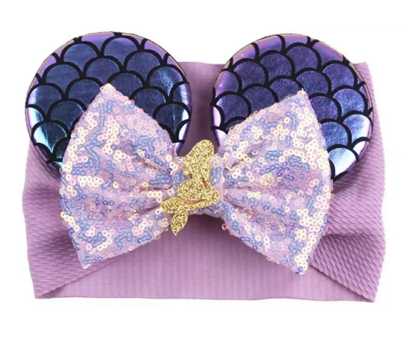 CLGIFT Minnie Ears Headband for Babies and Toddlers Ariel - Image 3
