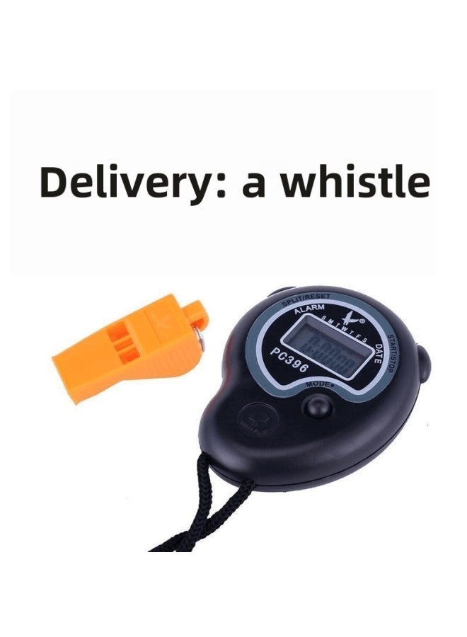 Generic Tianfu PC396 Stopwatch Electronic Timer Special For Student Sports Fitness Competition Track And Field Running Referee-Display Accuracy:PC396 - Image 5